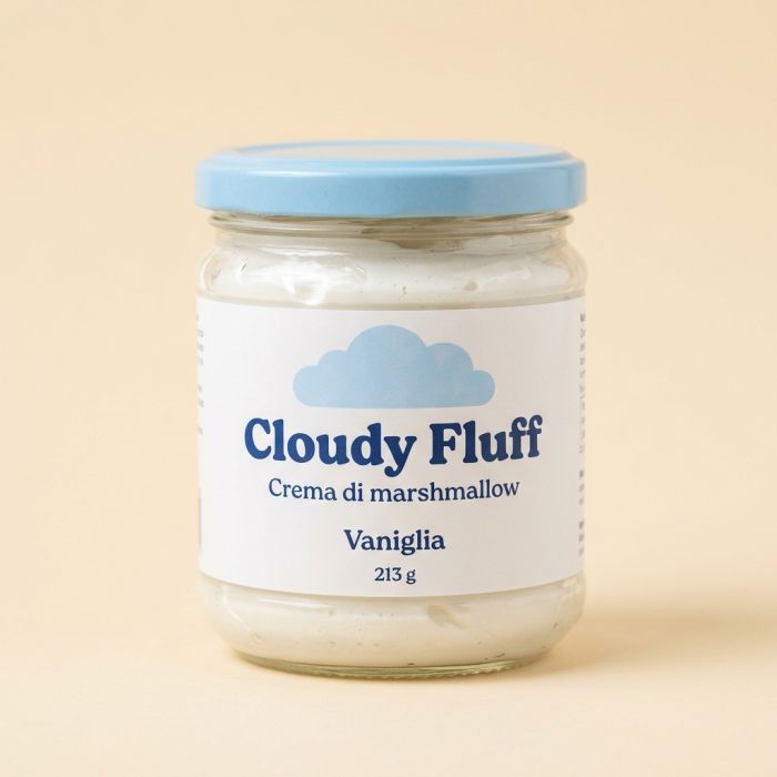 Cloudy Fluff Crema di marshmallow alla Vaniglia - 213 g Cloudy Fluff Crema di marshmallow alla Vaniglia - 213 g