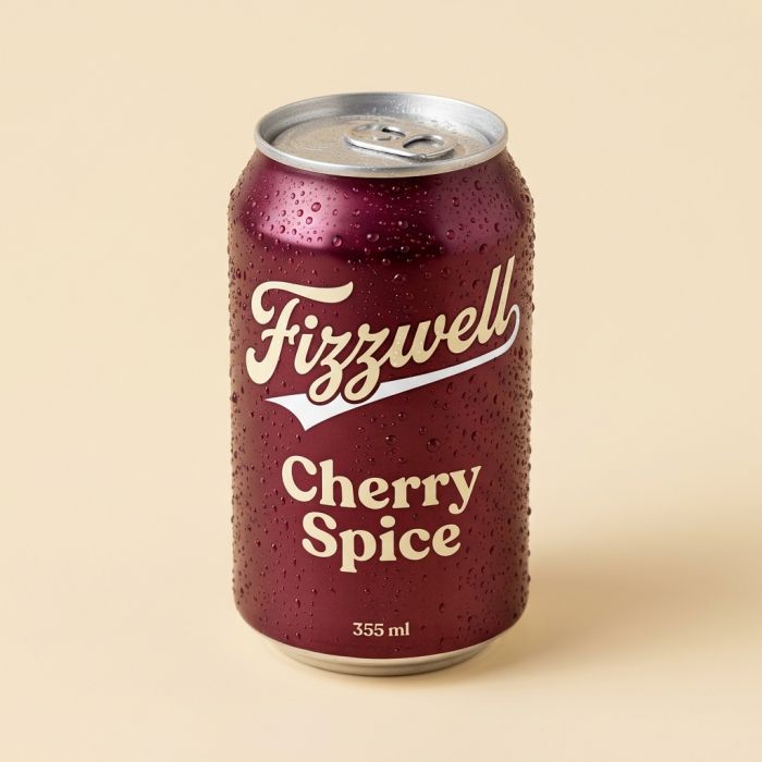Fizzwell Cherry Spice Soda - Lattina 355 ml Fizzwell Cherry Spice Soda - Lattina 355 ml