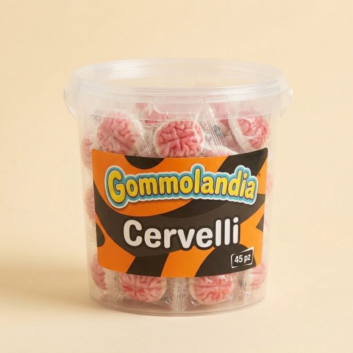 Gommolandia Cervelli gommosi - Vaschetta 45 pezzi Gommolandia Cervelli gommosi - Vaschetta 45 pezzi