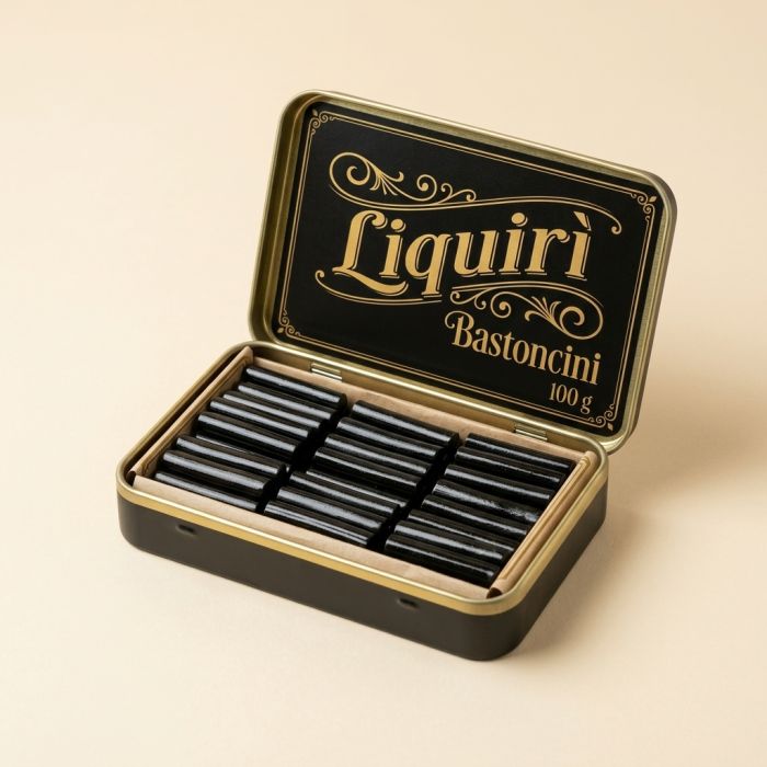 Liquirì Bastoncini di liquirizia purissima - 100 g Liquirì Bastoncini di liquirizia purissima - 100 g