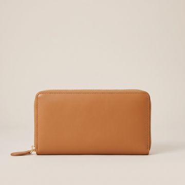 Clara Continental Wallet - Camel