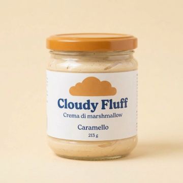 Cloudy Fluff Crema di marshmallow al Caramello - 213 g