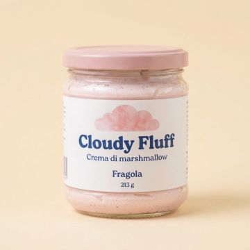 Cloudy Fluff Crema di marshmallow alla Fragola - 213 g