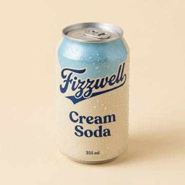 Fizzwell Cream Soda - Lattina 355 ml