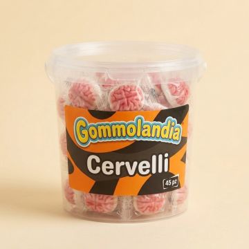 Gommolandia Cervelli gommosi - Vaschetta 45 pezzi