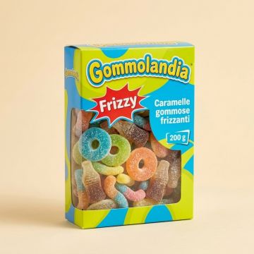 Gommolandia Frizzy - Caramelle gommose frizzanti, box 200 g