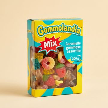 Gommolandia Mix - Caramelle gommose assortite, box 200 g