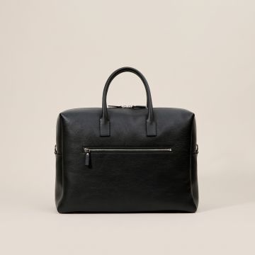 Marco Compact Weekender - Black Pebbled Leather