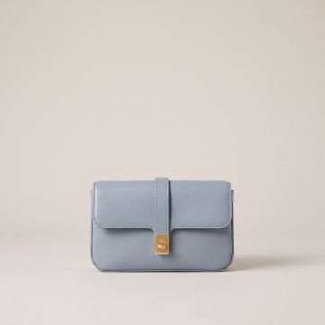 Mini Sofia Baguette Bag - Denim Blue