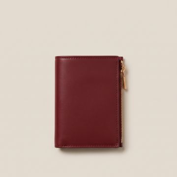 Rosa Zip Wallet - Burgundy