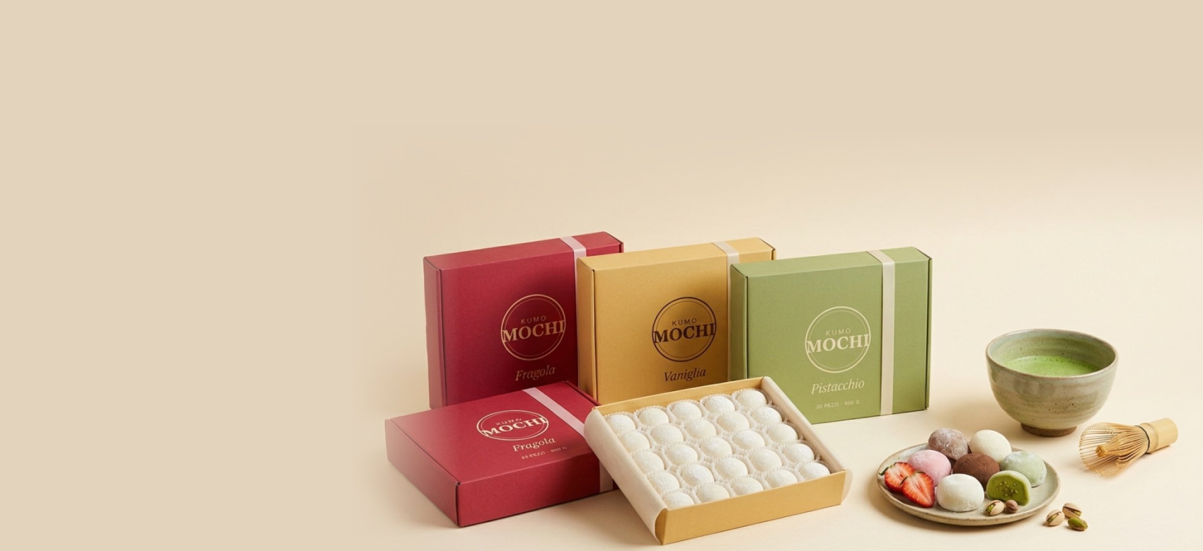 Kumo mochi gift boxes